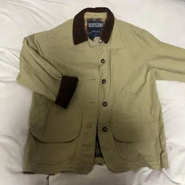 헌팅 자켓 코듀로이 칼라 L