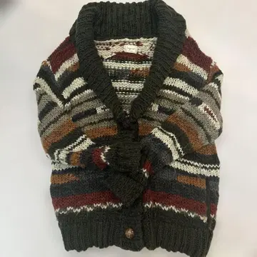 Ungrid 멀티 컬러 스트라이프 가디건