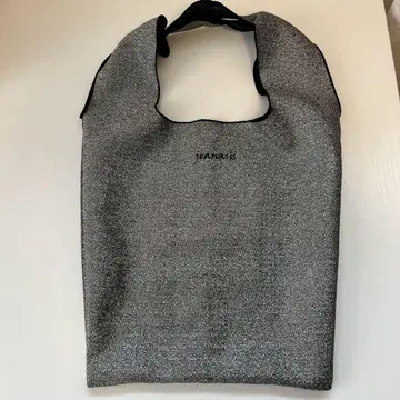 janasis 실버 라메 토트백