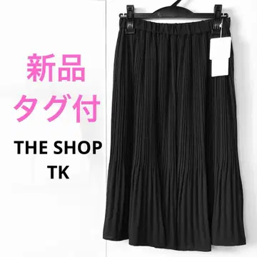 정가 5390엔 택 포함 새상품 THE SHOP TK 플리츠 스커트