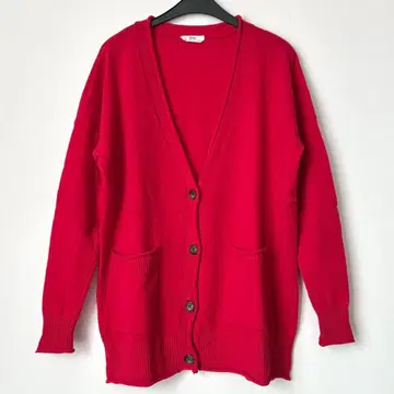 론 헤르만 울 가디건 빨간색 XS