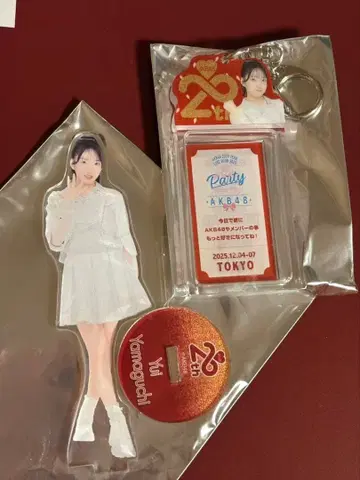 AKB48 SPECIAL 복권 키링 아크릴 스탠드 야마구치 유아