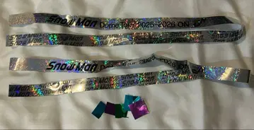 SnowMan ON 은색 테이프 낙하물 12/6 후쿠오카