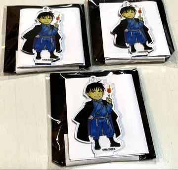 강철의 연금술사  아크릴 스탠드 키링 로이 머스탱