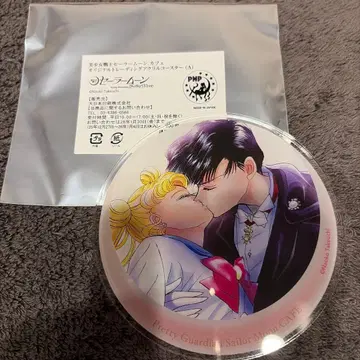 세일러문 카페 아크릴 코스터 빨간색 레드