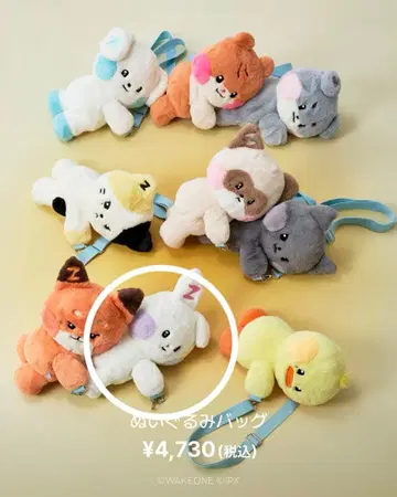 제베원  zeroni  yunini 봉제 인형 백