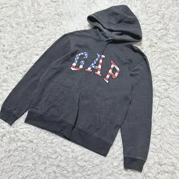 [ c6890 ] GAP 후드티 긴팔 다크 그레이 캐주얼