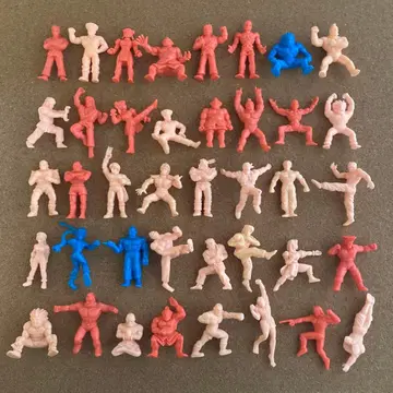 스트리트 파이터 2 지우개 피규어 파트 1, 파트 2 전 40종