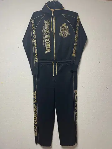 DOG TOWN 점프 수트 멜빵바지 흑룡