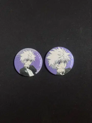 HUNTER x HUNTER 수트 (전투 후) 캔뱃지 키루아 2개 세트