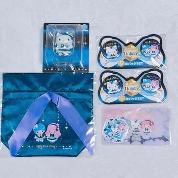 산리오 해피 복권 홀리데이 컬렉션 키키라라 & 키티 세트