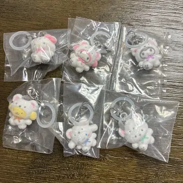 산리오 캐릭터즈 메지루시 액세서리 후와후와 스노우 컴플리트