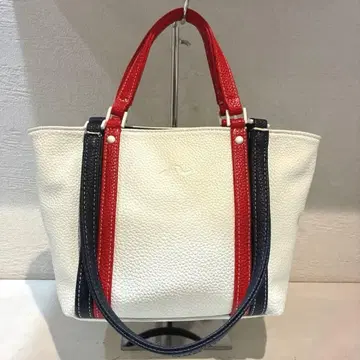 [ 새상품급 ] Kitamura 토트백 2way 트리콜로르