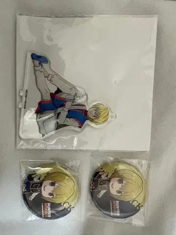 크라피카 아크릴 스탠드 캔뱃지 세트