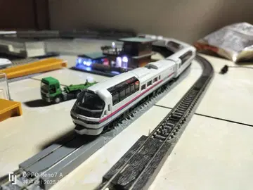 N 게이지 카토 실내등 부착 후라노 익스프레스 M 자동차 부착 4량 편성