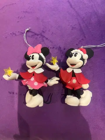 미니 마우스 피규어 2개 세트