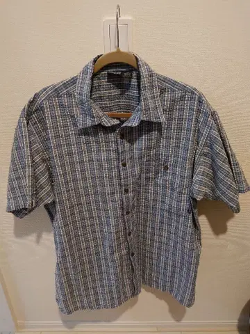 patagonia 반팔 체크 셔츠 L