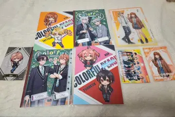 컬러풀피치, 편의점, 노트, 브로마이드, 클리어 파일 모음