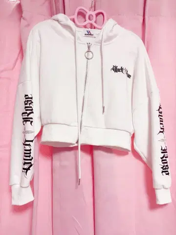 VOLCAN&APHRODITE 크로스 큐빅 숏 ZIP 후드티