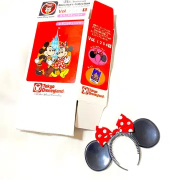 디즈니랜드 25주년 미니어처 컬렉션 미니 머리띠
