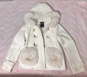 [ SALE 중! ] MARS 퍼 포켓 숏코트 화이트