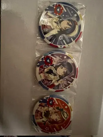 러브 라이브 오사카 만박 미야쿠미야쿠 콜라보 캔뱃지 3개 세트