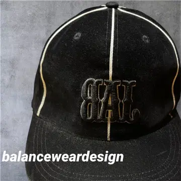 밸런스웨어 디자인 벨로아 캡 블랙