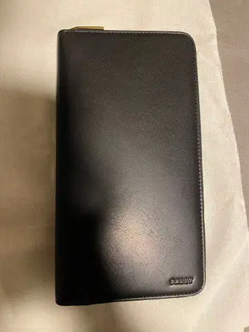 BALLY 블랙 가죽 장지갑