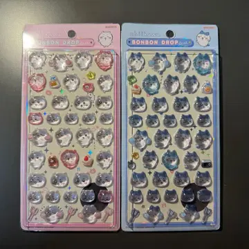 치이카와 하치와레 모자 꽁지 드롭 씰