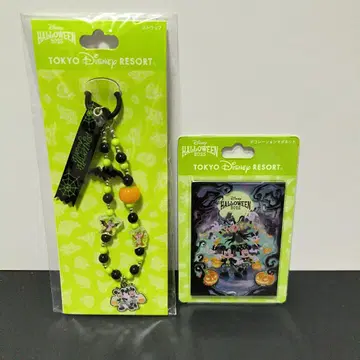 도쿄 디즈니 리조트 할로윈 2025 스트랩과 마그넷 세트