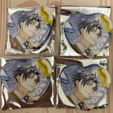 라키도 이반 럭키도그 하트 캔 캔뱃지