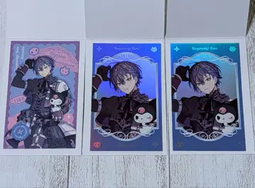 니지산지 Dytica x 산리오 랜덤 사진풍 카드 코야나기 로우 3장