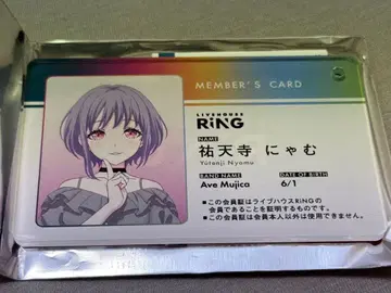 RiNG 회원증풍 아크릴 키체인 Ave Mujica 유텐지 니암