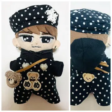 스노우 치루누이 의류 도트 무늬 코디 SnowMan 스노우맨 메구로 렌