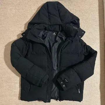 TATRAS 후드 부착 다운 자켓 블랙