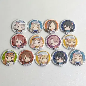 학원 아이돌 마스터 캔뱃지 아토페스 사야마 스키장 미니 캐릭터 13개