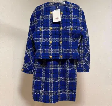 쇼와 레트로 셋업 버블 수트 노카라 자켓 버블리 댄스