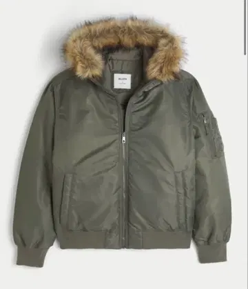 완판템 인조 모피 트리밍 집업 봄버 자켓