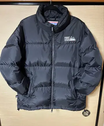 FIRST DOWN 퍼스트 다운 별주 버블 다운 블랙 S 사이즈