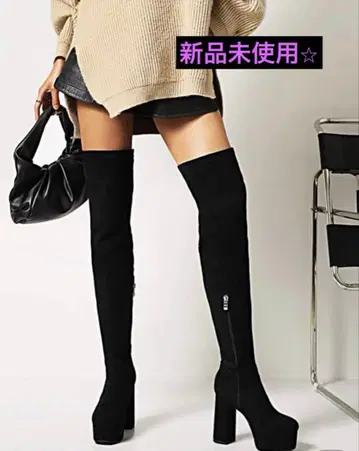 [ 미사용 새상품 ] 블랙스에이드 오버더니 부츠