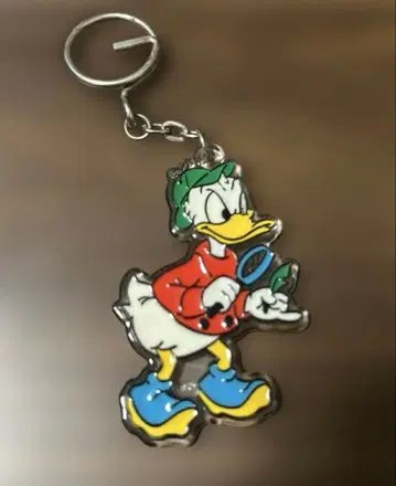 빈티지 도널드 덕 키링 1980년대