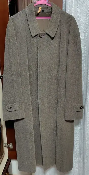 brummell 그레이 울100% 피코트