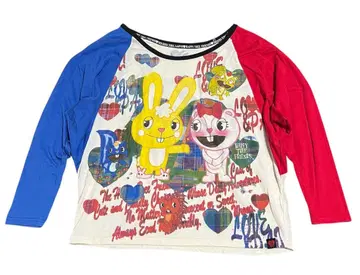 해피 트리 프렌즈 상의 의류 긴팔 T셔츠 레어 새상품급