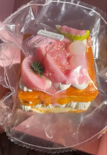 kikisquishy XL 복숭아 케이크 흐릿흐릿 주머니