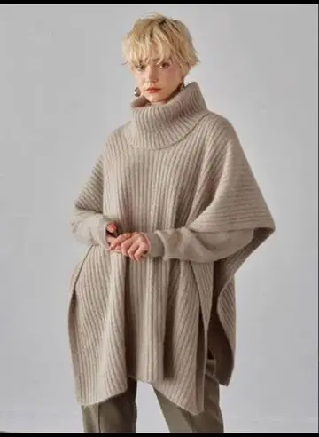 etre tokyo 케이프 레이어드 니트