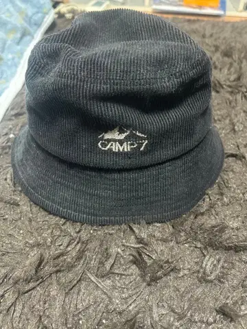 CAMP7 코듀로이 버킷 햇 블랙