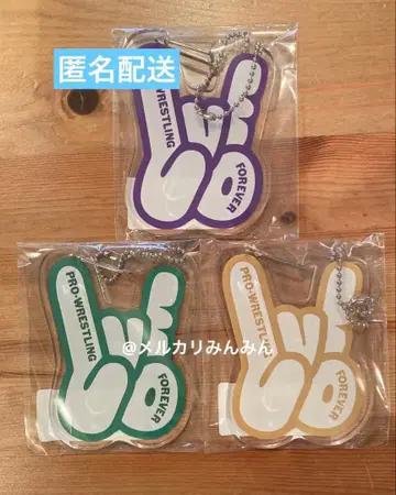 신일본 프로레슬링 노아 은퇴 시합 카라비너 아크릴 키링 무토 케이지