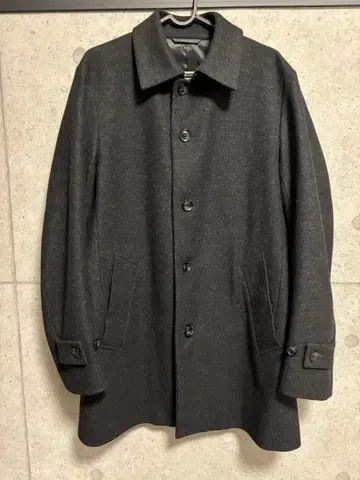 [ 컨디션 최상 ] ZEGNA 제냐 스텐카라 코트 M 다크 그레이