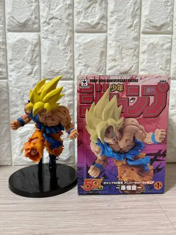 드래곤볼 리페인트 피규어 손오공 점프 50주년 기념