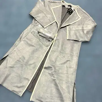 그레이 롱 코트 L 사이즈